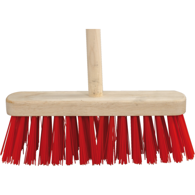 Straatbezem 30 cm met steel