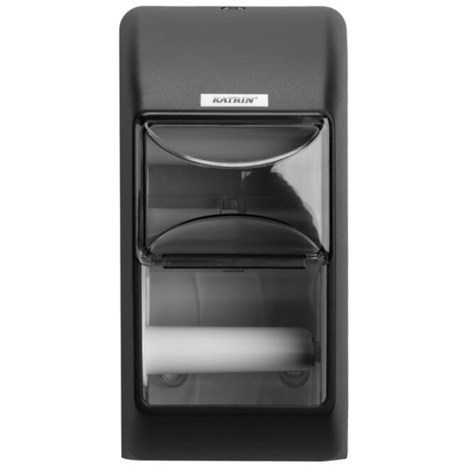 Toiletroldispenser Katrin standaard zwart