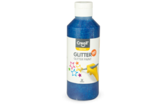 Glitterverf Creall 250 ml blauw