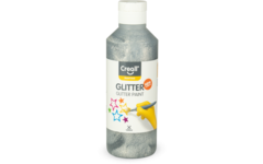 Glitterverf Creall 250 ml zilver