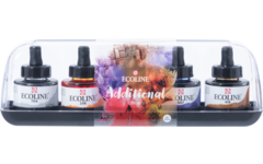 Ecoline vloeibare waterverf additionele kleuren 30 ml, 5 stuks