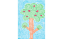 Plakkaatverfstiften spongy assorti, 6 stuks