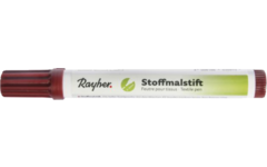 Textielstift, dikpunter bruin