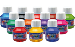 Aquatint 50 ml, 12 flacons assorti