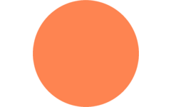Plakkaatverf Creall Fluor 250 ml oranje