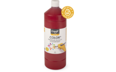Plakkaatverf Creall Color+ 1000 ml donkerrood