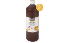 Plakkaatverf Creall Color+ 1000 ml donkerbruin