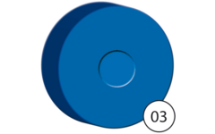Posterblok plakkaatverf donkerblauw