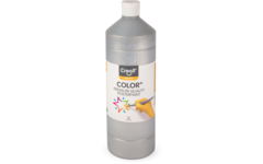 Plakkaatverf Creall Color+ 1000 ml zilver