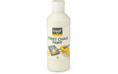 Stoepkrijtverf Creall street chalk 250 ml wit