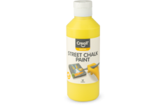 Stoepkrijtverf Creall street chalk 250 ml geel
