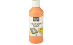 Stoepkrijtverf Creall street chalk 250 ml oranje