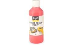 Stoepkrijtverf Creall street chalk 250 ml rood