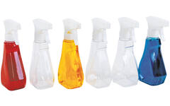 Spuitflesjes transparant 350 ml, 6 stuks