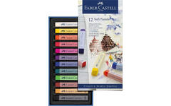 Pastelkrijt Faber Castell assorti 12-delig etui