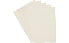Zakdoek katoen 21 x 29,7 cm, 5 stuks