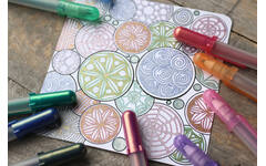 Gelpen Sakura gelly roll metallic groen