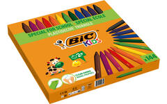 Kleurkrijt BIC Plastidecor triangle class pack, 114 + 30 gratis