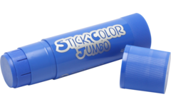 Plakkaatverfstift jumbo 40 grams assorti, 12 stuks