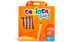 Kleurpotloden Carioca 3-in-1 multi, 10 + 1 st