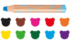 Kleurpotloden Carioca 3-in-1 multi, 10 + 1 st