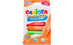 Plakkaatverfstiften Carioca neon, 6 stuks