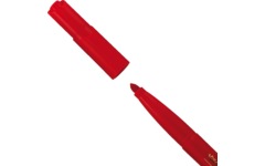 Viltstiften BIC kids visacolor XL Ecolutions rood, 12 stuks