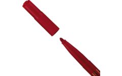 Viltstiften BIC kids visacolor XL Ecolutions rood-bruin, 12 stuks
