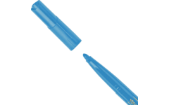 Viltstiften BIC kids visacolor XL Ecolutions hemelsblauw, 12 stuks