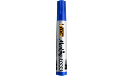 Permanent marker BIC rond 1,7 mm blauw, per dozijn