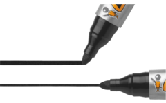 Permanent marker BIC rond 1,7 mm zwart, per dozijn