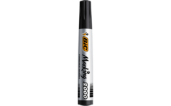 Permanent marker BIC rond 1,7 mm zwart, per dozijn