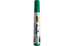 Permanent marker BIC rond 1,7 mm groen, per dozijn