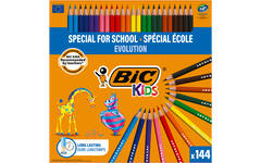 Kleurpotloden BIC Kids Evolution, class pack 114 + 30 gratis