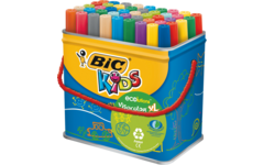 Viltstiften BIC Kids visacolor XL ECOlutions assorti, 48 stuks