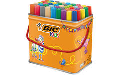 Viltstiften BIC Kids visacolor XL ECOlutions assorti, 48 stuks
