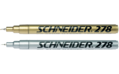 Schneider lakmarker fineliner goud 0,8 mm