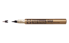 Finelinerstift, goud puntdikte 0,7 mm