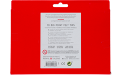 Viltstiften big points 12 stuks puntdikte L