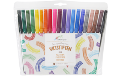 Viltstiften | de Rolf groep | basic 2 mm assorti, 20 stuks