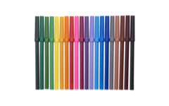Viltstiften | de Rolf groep | basic 2 mm assorti, 20 stuks