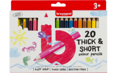 Kleurknotsen Bruynzeel assorti, 20 stuks