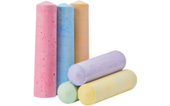 Stoepkrijt | de Rolf groep | assorti, 6 stuks