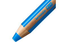Waskrijt aquarel STABILO woody 3-in-1 assorti, 10 stuks