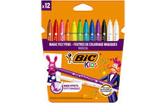 Viltstiften BIC Kids magic assorti, 12 stuks