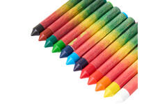 Aquarelkrijt assorti, 12 stuks