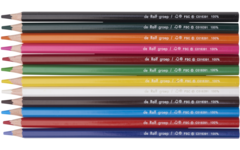 Kleurpotloden | de Rolf groep | 3,8 mm assorti, 12 stuks