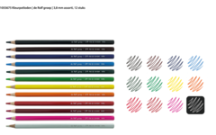 Kleurpotloden | de Rolf groep | 3,8 mm assorti, 12 stuks