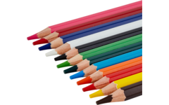Kleurpotloden | de Rolf groep | assorti in blik, 12 stuks