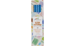 Kleurpotloden | de Rolf groep | driekantig blauw, 12 stuks